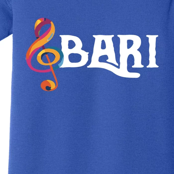 I Sing Baritone Barbershop Quartet Vocal Singer Gift Baby Bodysuit