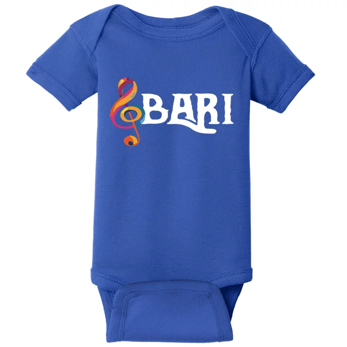 I Sing Baritone Barbershop Quartet Vocal Singer Gift Baby Bodysuit