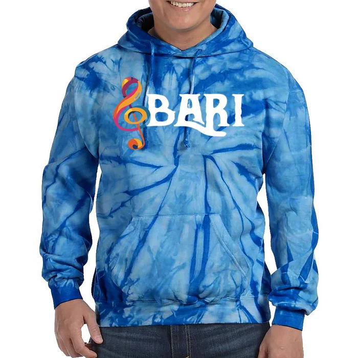 I Sing Baritone Barbershop Quartet Vocal Singer Gift Tie Dye Hoodie