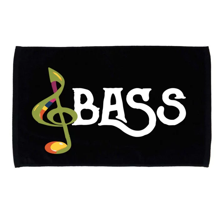 I Sing Bass Barbershop Quartet Vocal Singer Gift Microfiber Hand Towel