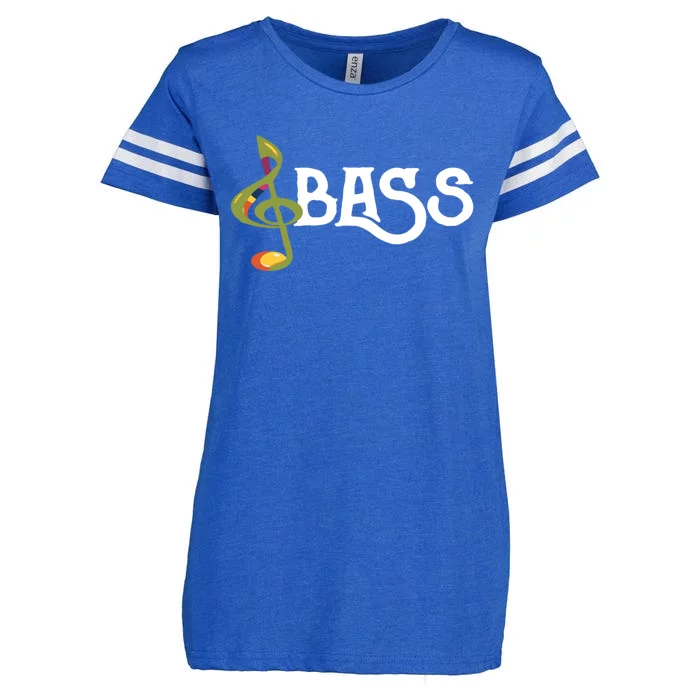 I Sing Bass Barbershop Quartet Vocal Singer Gift Enza Ladies Jersey Football T-Shirt