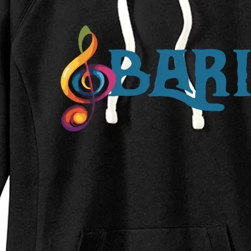 I Sing Baritone Barbershop Quartet Vocal Singer Funny Gift Women's Fleece Hoodie