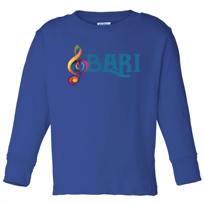 I Sing Baritone Barbershop Quartet Vocal Singer Funny Gift Toddler Long Sleeve Shirt