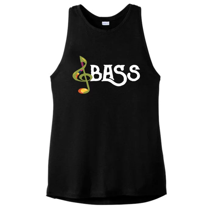 I Sing Bass Barbershop Quartet Vocal Singer Cool Gift Ladies Tri-Blend Wicking Tank