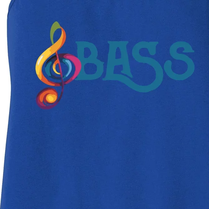 I Sing Bass Barbershop Quartet Vocal Singer Gift Women's Racerback Tank