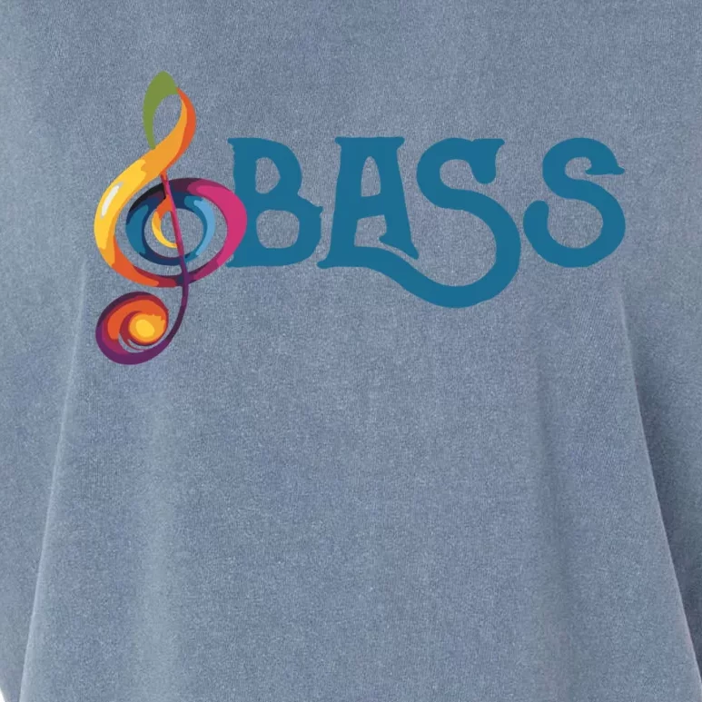 I Sing Bass Barbershop Quartet Vocal Singer Gift Garment-Dyed Women's Muscle Tee