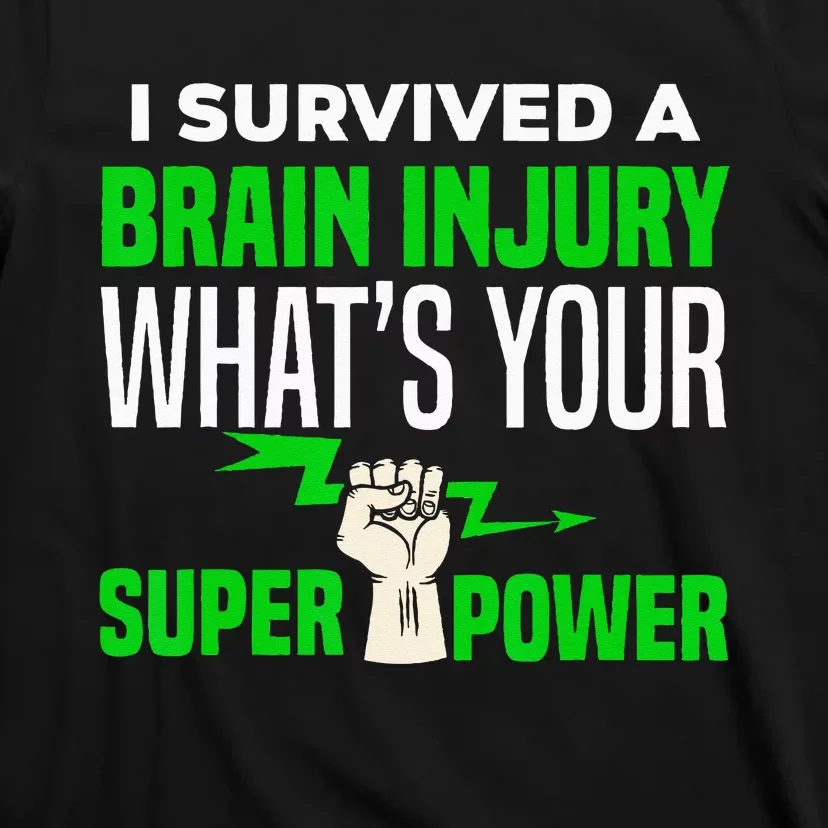 I Survived Brain Injury Awareness TBI Brain Injury Survivor T-Shirt