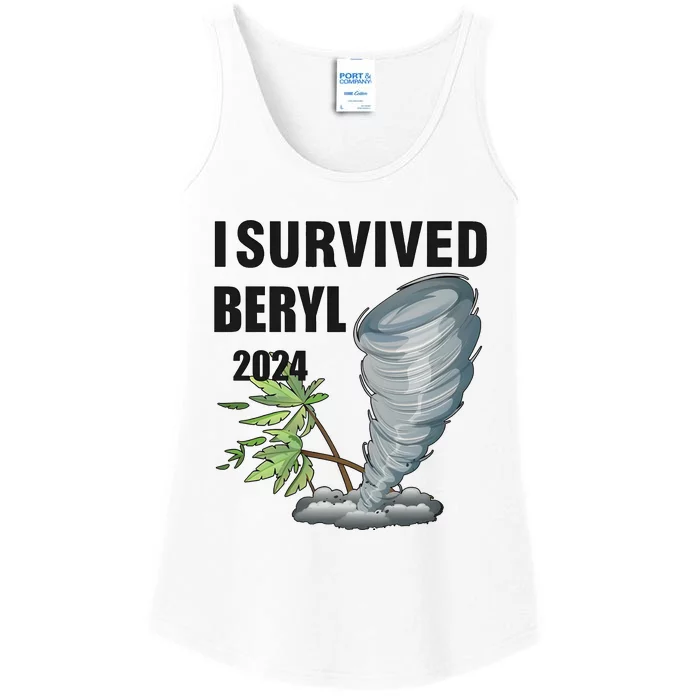 I Survived Beryl 2024 Support Squad Ladies Essential Tank