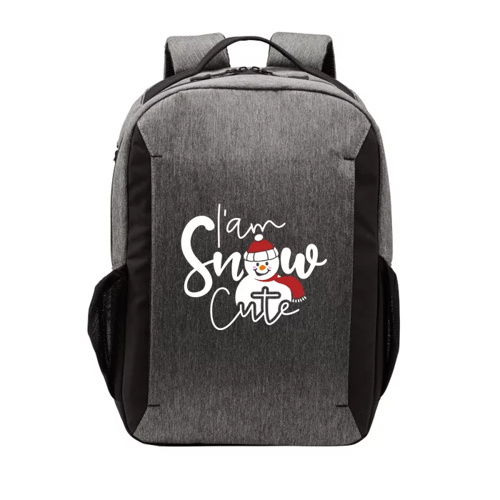 Im Snow Cute Funny Snow Merry Christmas Gift Vector Backpack