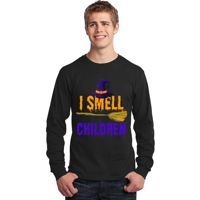 I Smell Children Witch Halloween Costume Tall Long Sleeve T-Shirt