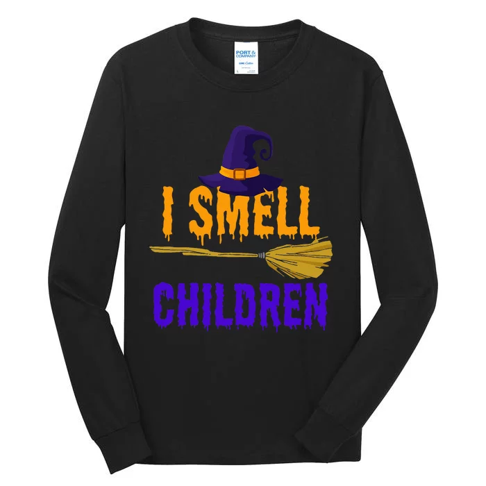 I Smell Children Witch Halloween Costume Tall Long Sleeve T-Shirt