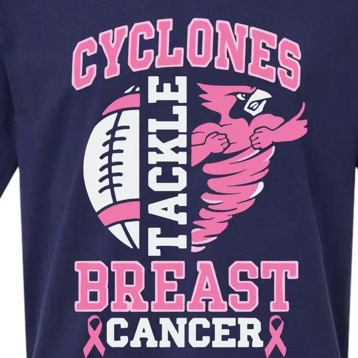 I.O.W.A. State Cyclones Tackle Breast Cancer Sueded Cloud Jersey T-Shirt