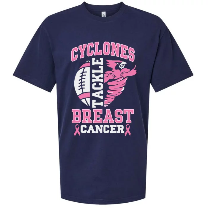 I.O.W.A. State Cyclones Tackle Breast Cancer Sueded Cloud Jersey T-Shirt