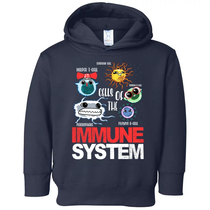 Immune System Cells Biology Cell Science Humor Toddler Hoodie