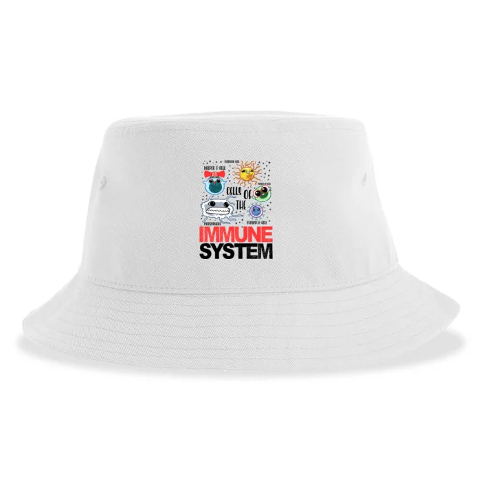 Immune System Cells Biology Cell Science Humor Sustainable Bucket Hat