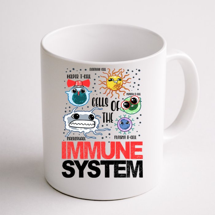 Immune System Cells Biology Cell Science Humor Front & Back Coffee Mug