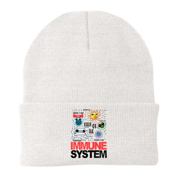 Immune System Cells Biology Cell Science Humor Knit Cap Winter Beanie