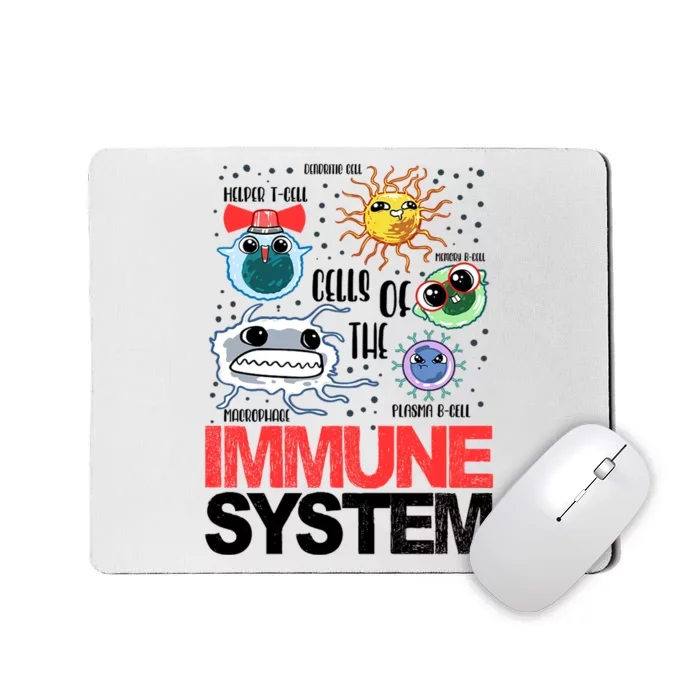 Immune System Cells Biology Cell Science Humor Mousepad