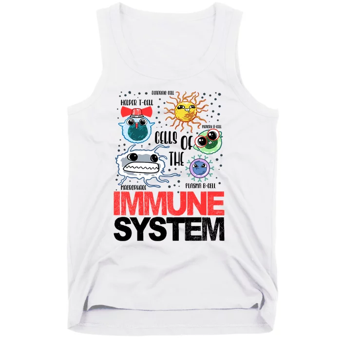 Immune System Cells Biology Cell Science Humor Tank Top