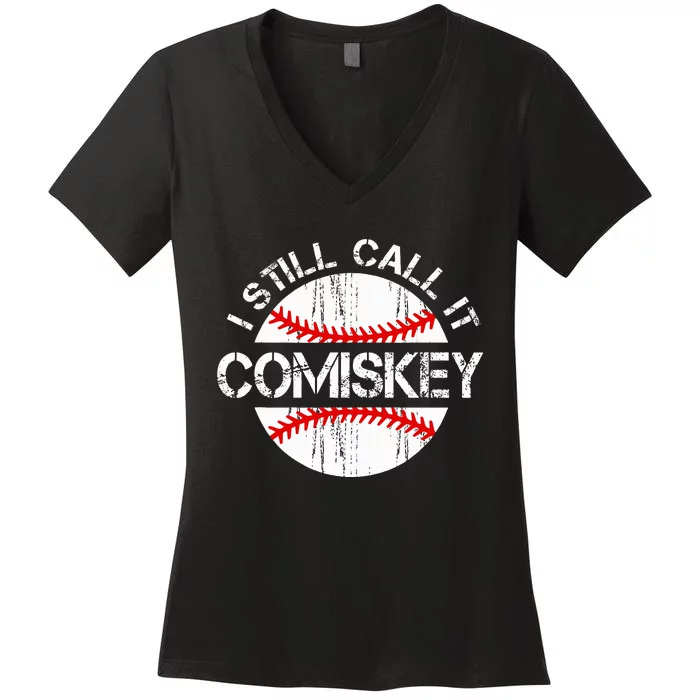 I Still Call It Comiskey Women's V-Neck T-Shirt