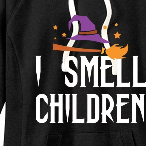 I Smell Children Funny Halloween Teacher Gift Women's Fleece Hoodie