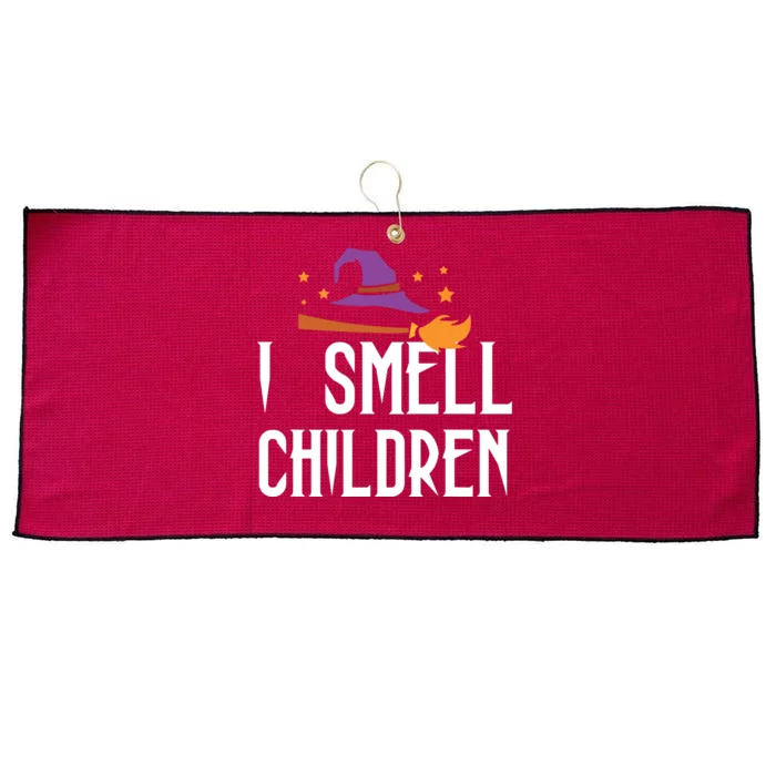 I Smell Children Funny Halloween Teacher Gift Large Microfiber Waffle Golf Towel