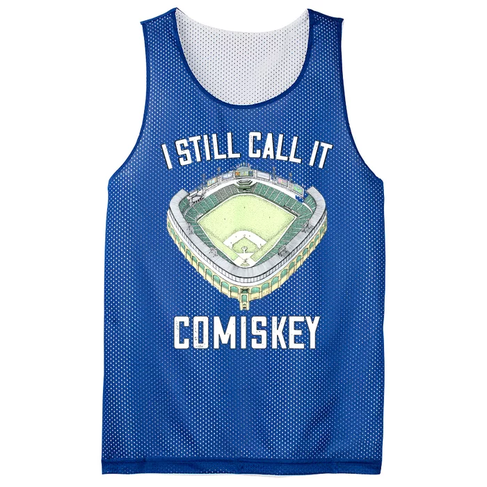 I Still Call It Comiskey Chicago Baseball Vintage Mesh Reversible Basketball Jersey Tank