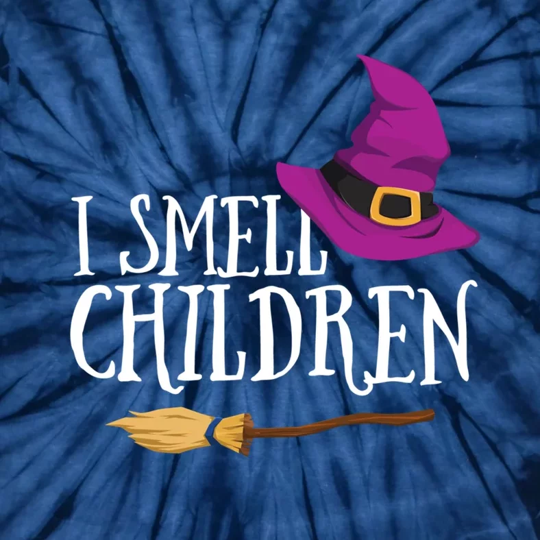 I Smell Children Teacher Halloween Party Witch Easy Costume Tie-Dye T-Shirt