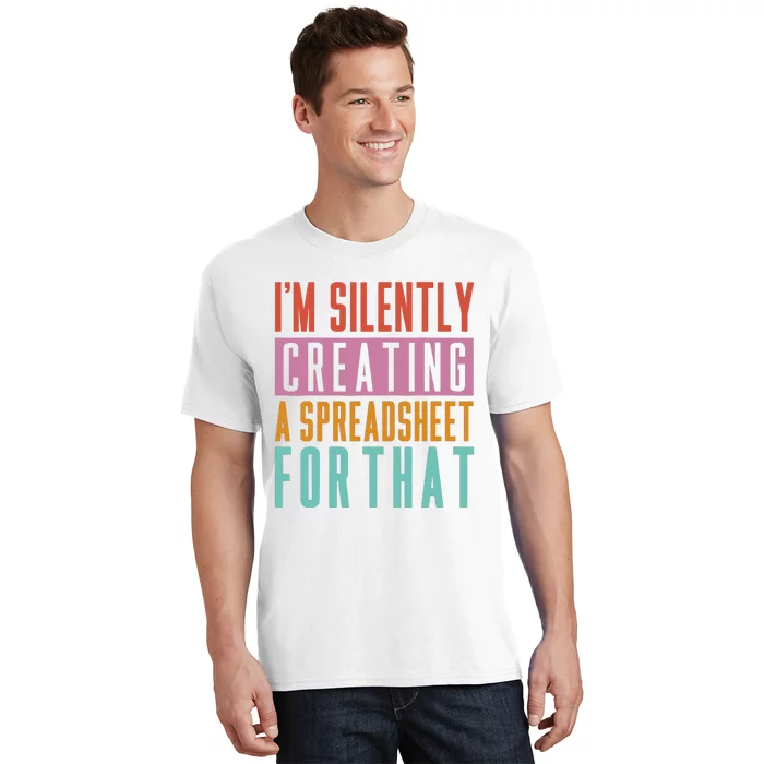 IM Silently Creating A Spreadsheet For That Office Worker T-Shirt