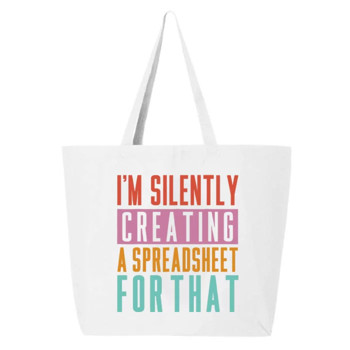 IM Silently Creating A Spreadsheet For That Office Worker 25L Jumbo Tote