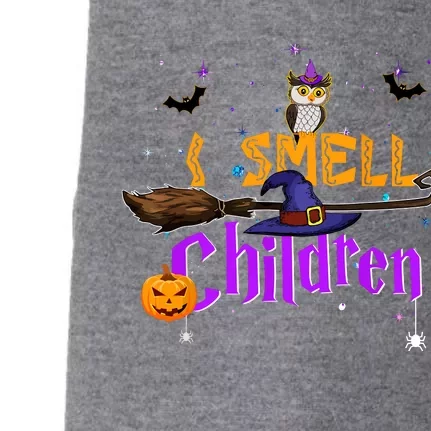 I Smell Children Witch Halloween Costume Doggie 3-End Fleece Hoodie