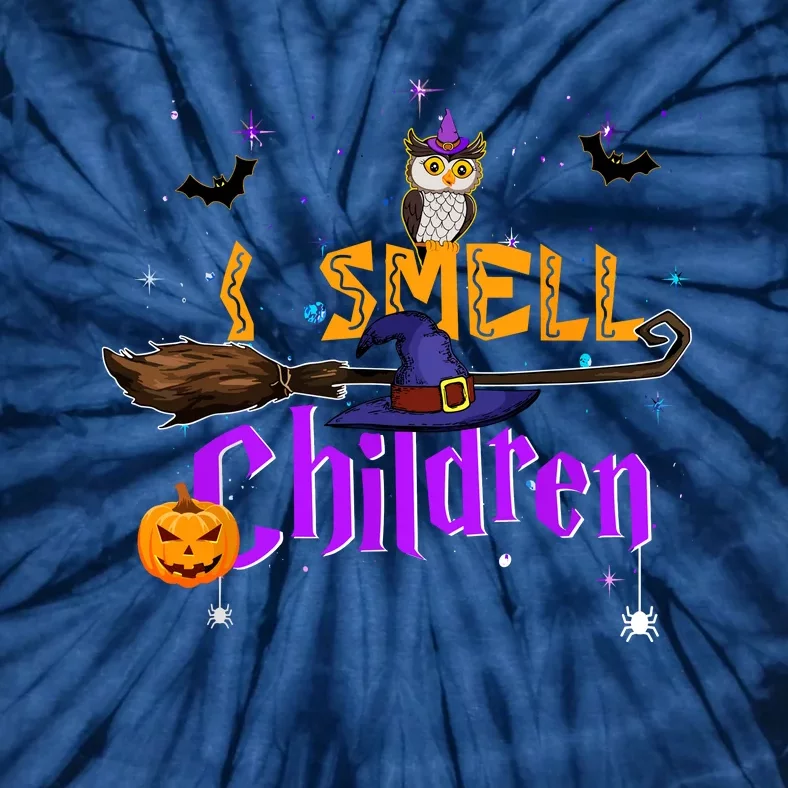 I Smell Children Witch Halloween Costume Tie-Dye T-Shirt