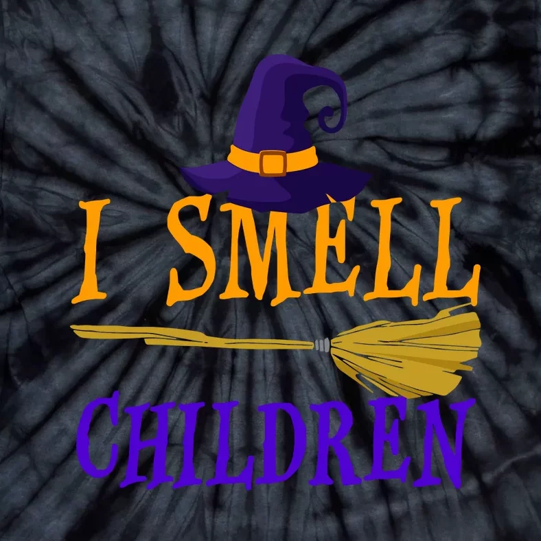 I Smell Children Witch Halloween Costume Tie-Dye T-Shirt