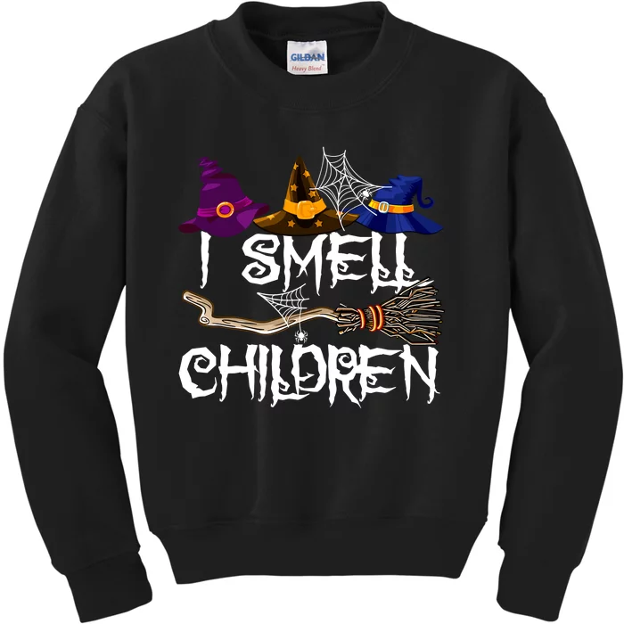 I Smell Children Witch Halloween Costume Kids Sweatshirt