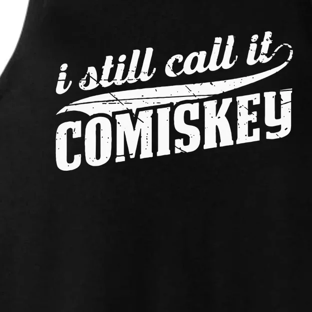 I Still Call It Comiskey Baseball Lovers Ladies Tri-Blend Wicking Tank