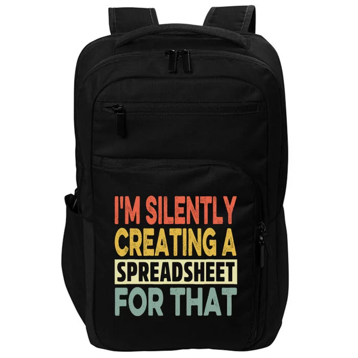 IM Silently Creating A Spreadsheet For That Impact Tech Backpack