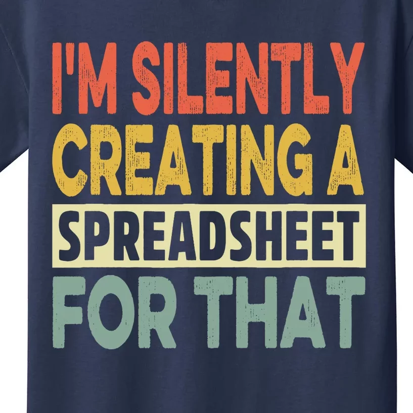 IM Silently Creating A Spreadsheet For That Kids T-Shirt