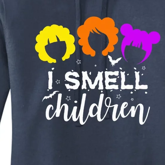 I Smell Children Halloween Funny Witches Women's Pullover Hoodie