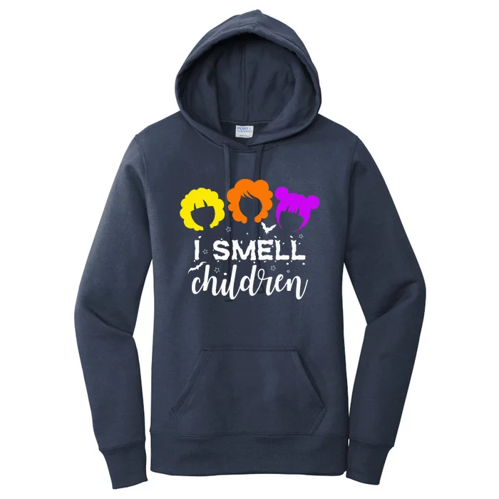 I Smell Children Halloween Funny Witches Women's Pullover Hoodie