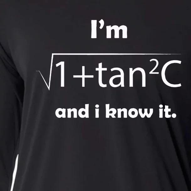 IM Sec C And I Know It Funny Sexy Math Humor Cooling Performance Long Sleeve Crew