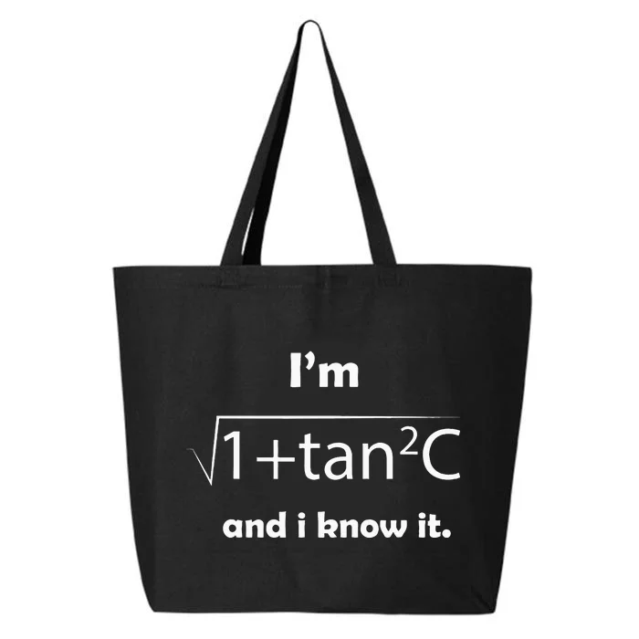 IM Sec C And I Know It Funny Sexy Math Humor 25L Jumbo Tote