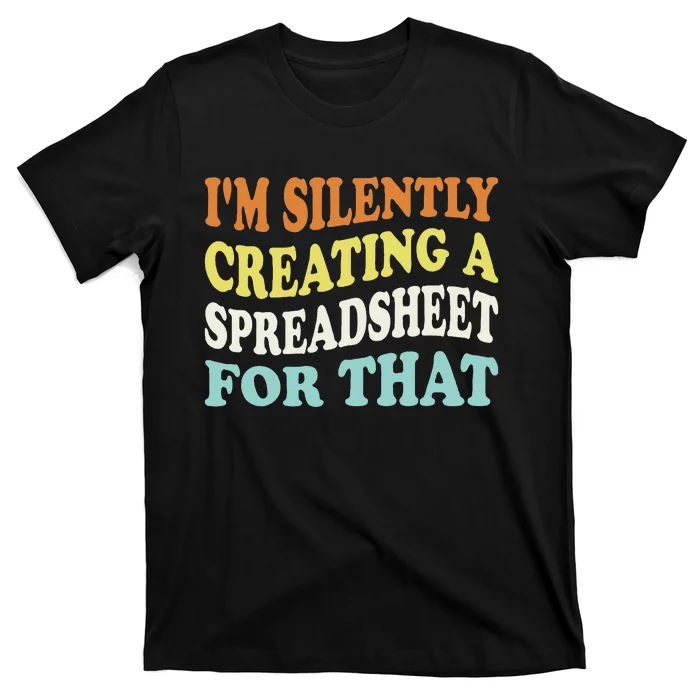 IM Silently Creating A Spreadsheet For That T-Shirt