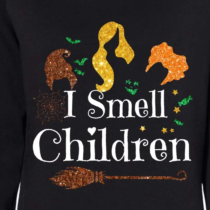 I Smell Children Funny Halloween Ladies Womens California Wash Sweatshirt