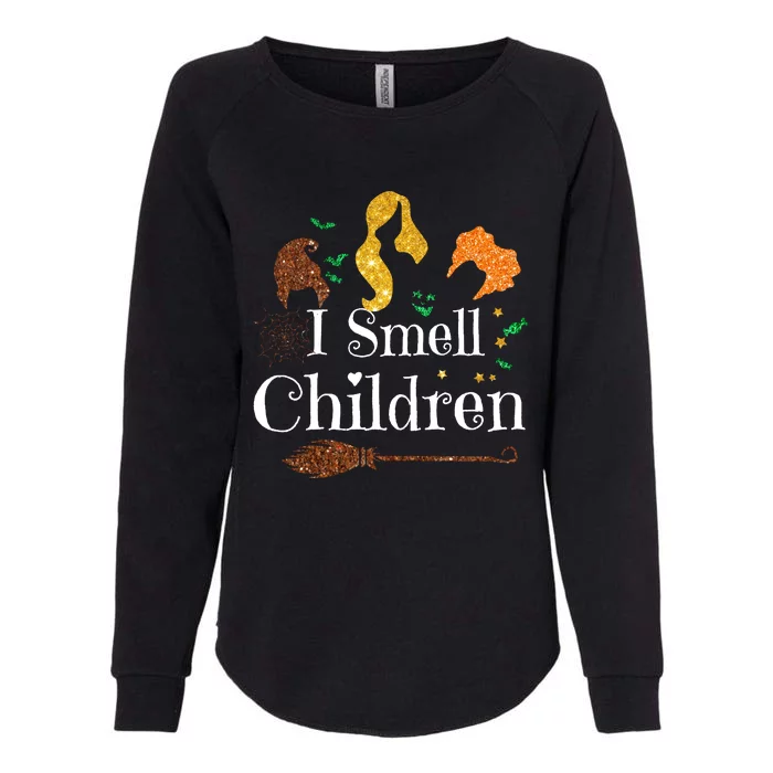 I Smell Children Funny Halloween Ladies Womens California Wash Sweatshirt