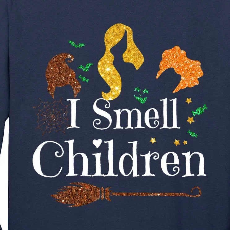 I Smell Children Funny Halloween Ladies Tall Long Sleeve T-Shirt