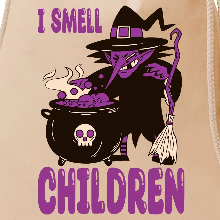 I Smell Children Funny Halloween Witch Drawstring Bag