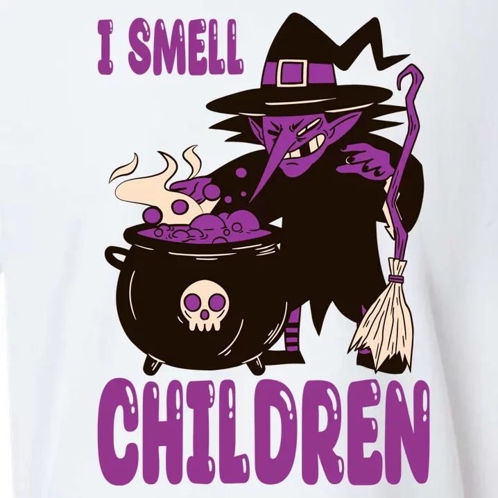 I Smell Children Funny Halloween Witch Sueded Cloud Jersey T-Shirt