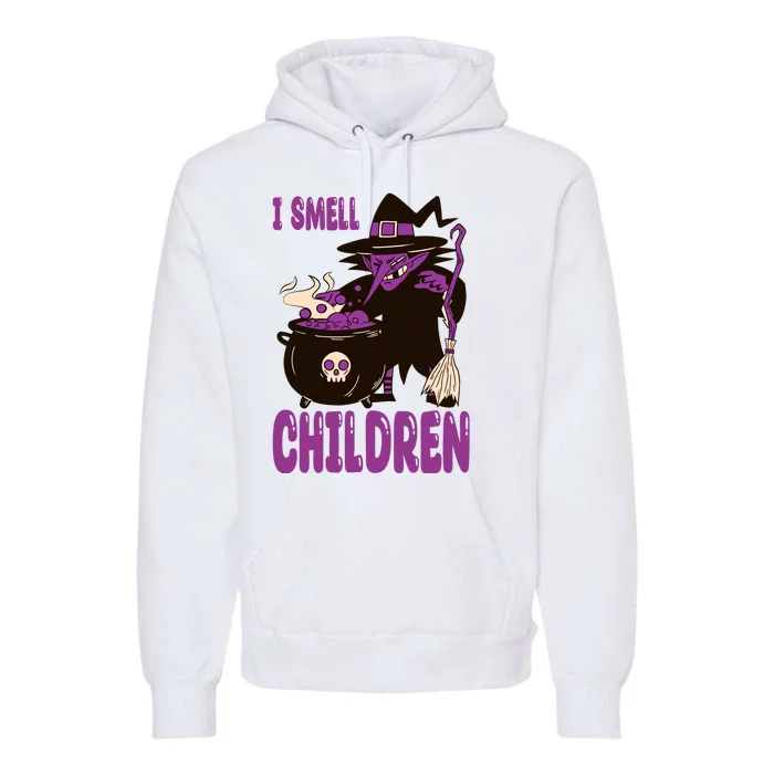 I Smell Children Funny Halloween Witch Premium Hoodie