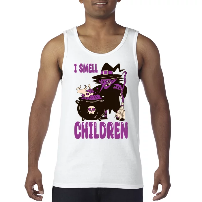 I Smell Children Funny Halloween Witch Tank Top