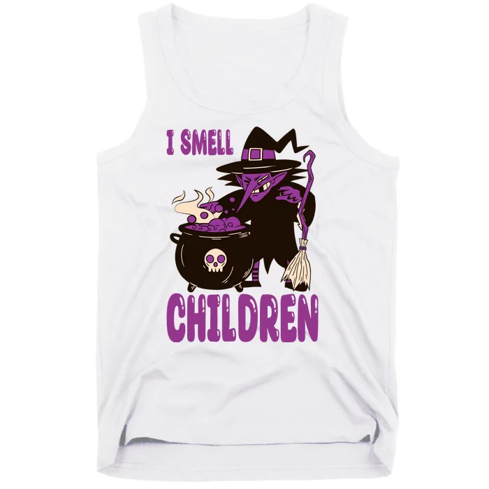 I Smell Children Funny Halloween Witch Tank Top